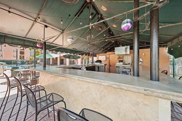 620 Tennis Club Dr Unit 111, Fort Lauderdale, FL 33311 - misc room featuring lofted ceiling