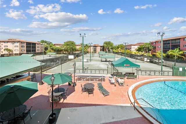 620 Tennis Club Dr Unit 111, Fort Lauderdale, FL 33311 - view of pool featuring fence