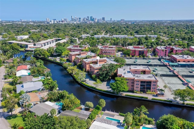 620 Tennis Club Dr Unit 111, Fort Lauderdale, FL 33311 - drone / aerial view with a view of city