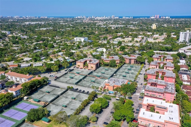 620 Tennis Club Dr Unit 111, Fort Lauderdale, FL 33311 - aerial view featuring a view of city