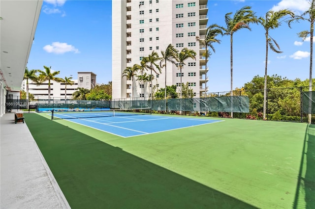 view of sport court