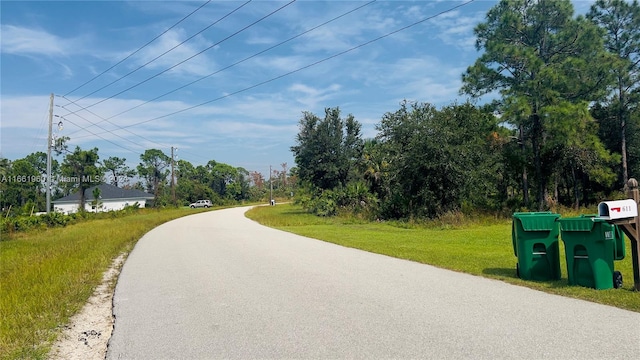 view of road