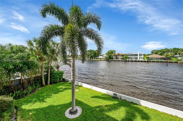 view of water feature