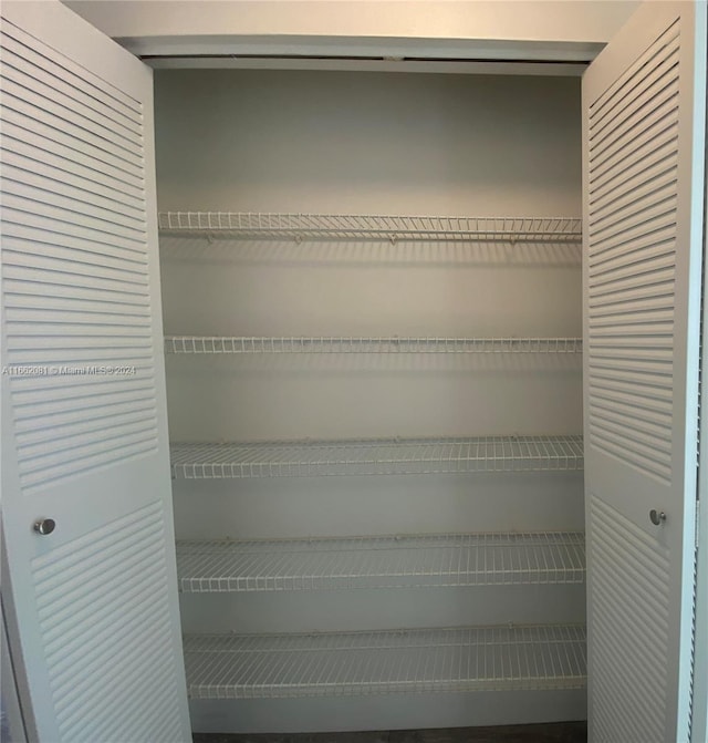 view of closet