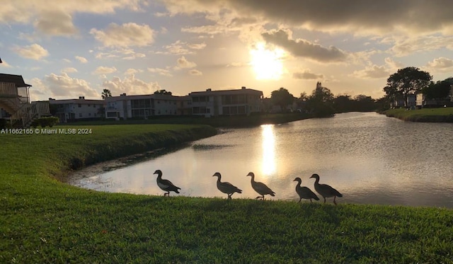 property view of water