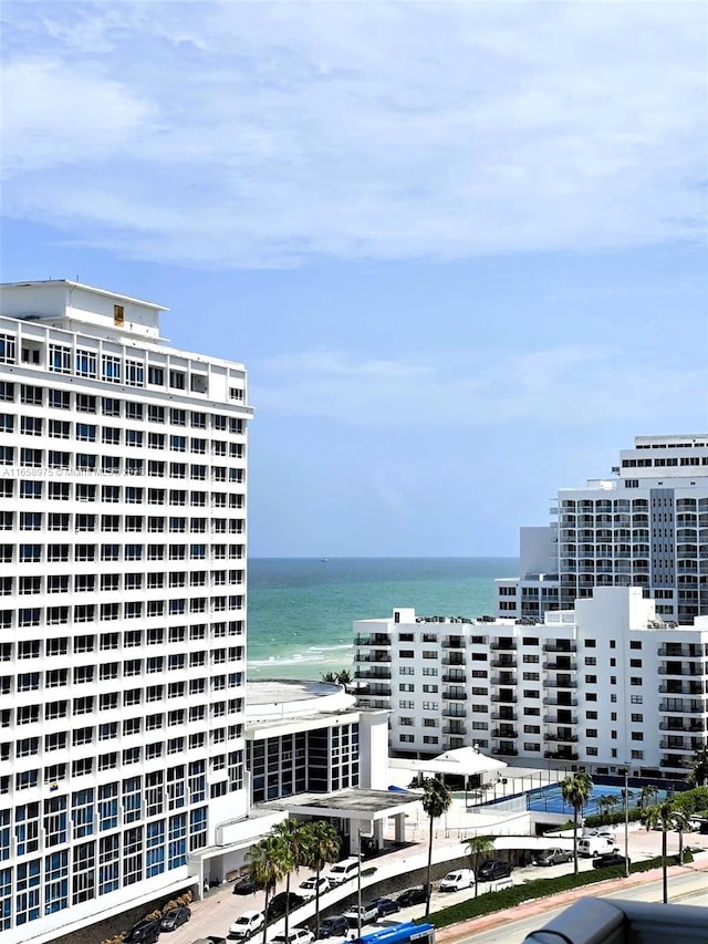 5600 Collins Ave Unit 15B, Miami Beach, FL 33140 - water view featuring nearby urban area