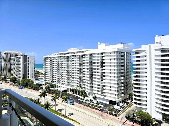 5600 Collins Ave Unit 15B, Miami Beach, FL 33140 - view of apartment building / complex featuring a water view and a city view