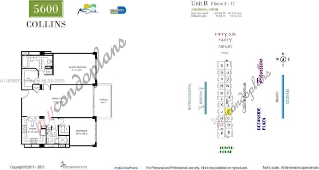 5600 Collins Ave Unit 15B, Miami Beach, FL 33140 - view of room layout