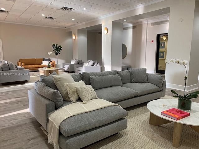 5600 Collins Ave Unit 15B, Miami Beach, FL 33140 - building lobby featuring recessed lighting and crown molding