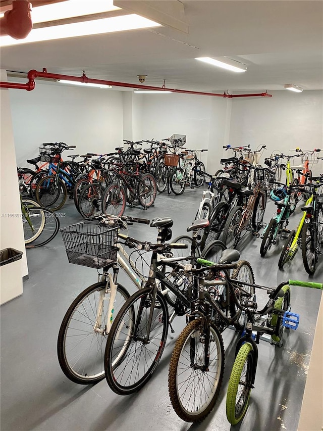 5600 Collins Ave Unit 15B, Miami Beach, FL 33140 - garage featuring bike storage