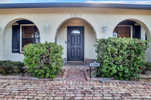 view of entrance to property