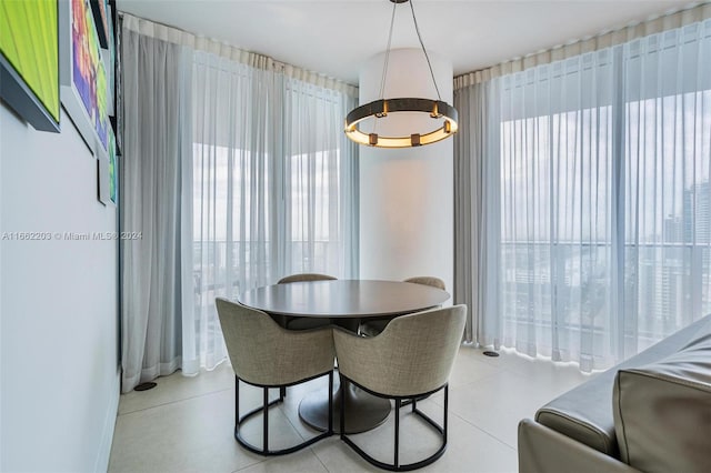 dining area featuring a healthy amount of sunlight