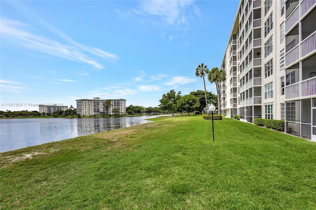 property view of water