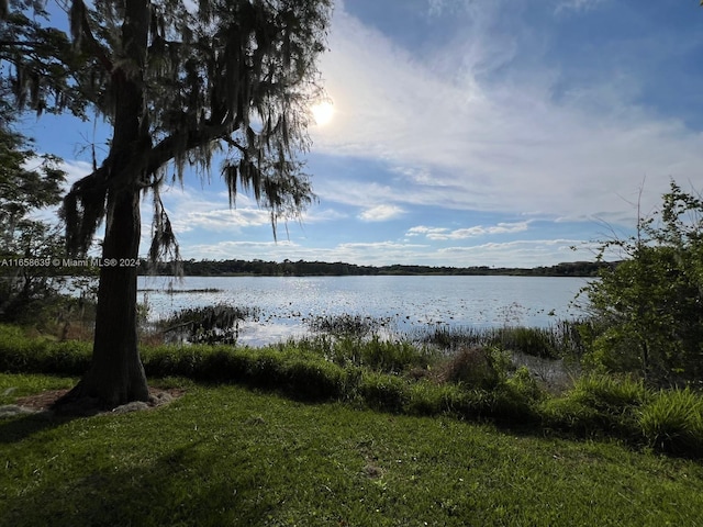 view of water feature