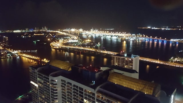 view of city featuring a water view