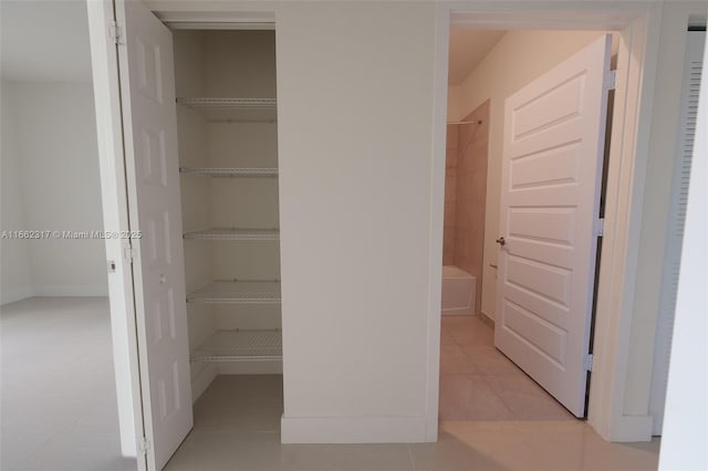 view of closet