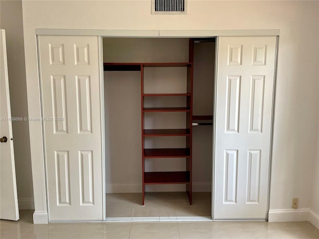 view of closet