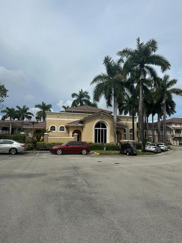 view of mediterranean / spanish house