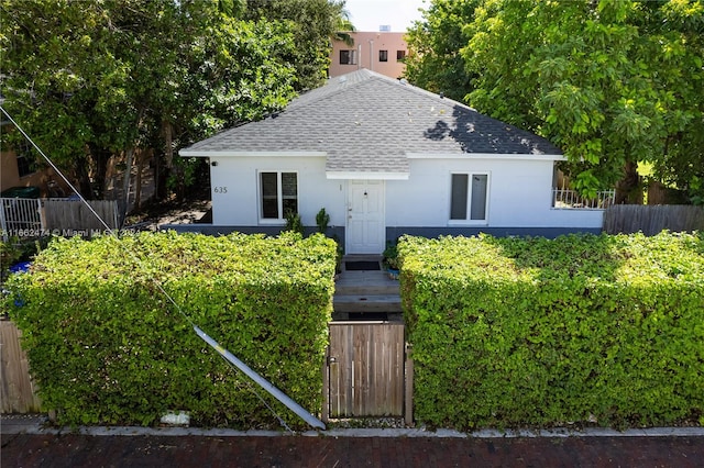 view of front of home