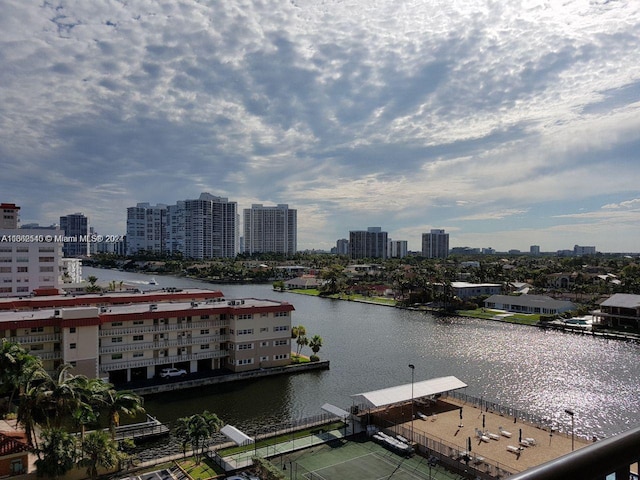 property view of water