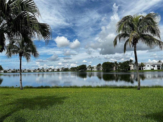 property view of water