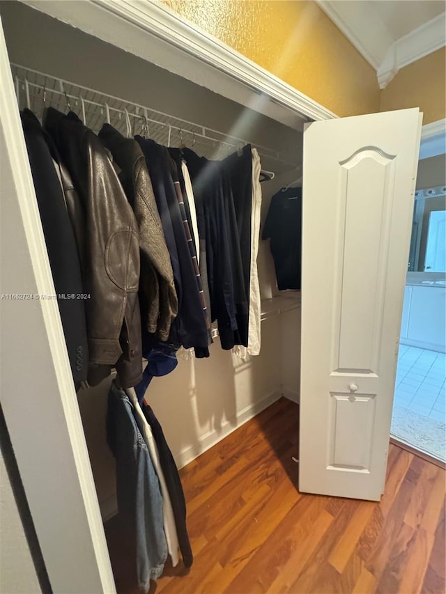 view of closet