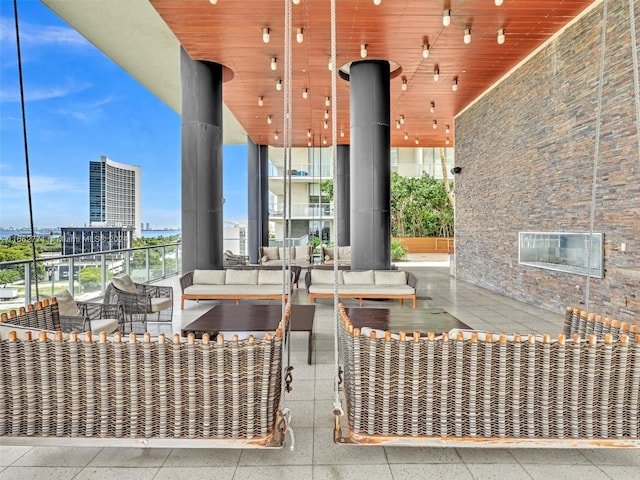 view of patio / terrace featuring outdoor lounge area