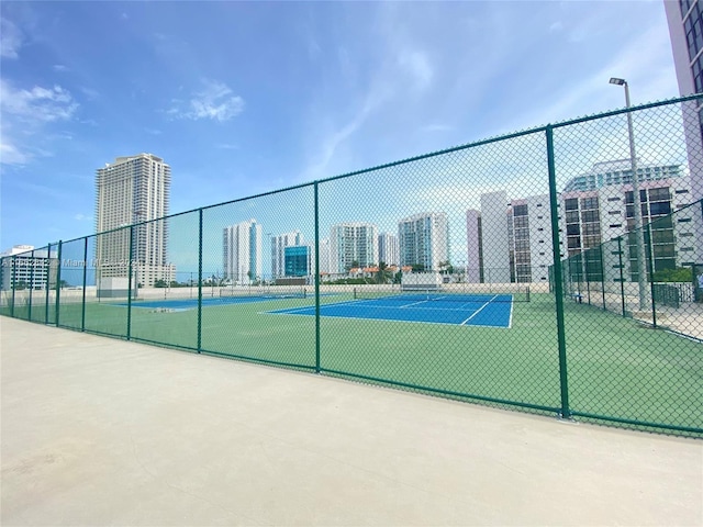 view of sport court