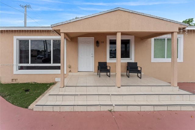 exterior space featuring a patio