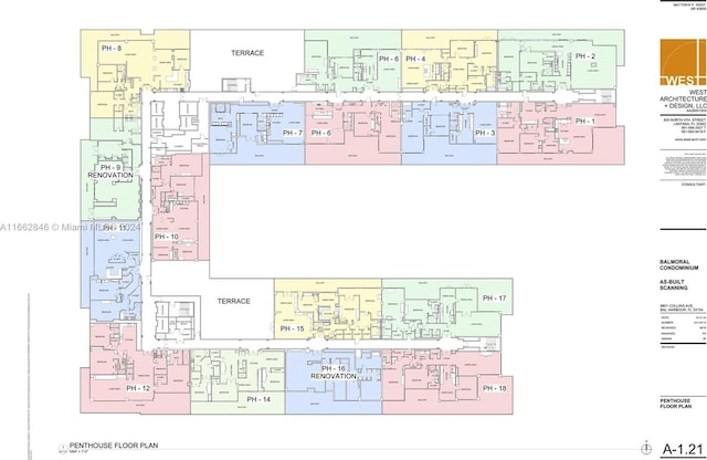 9801 NW Collins Ave Unit Ph8, Bal Harbour, FL 33154 - view of layout
