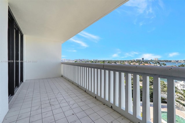 property view of water featuring a view of city