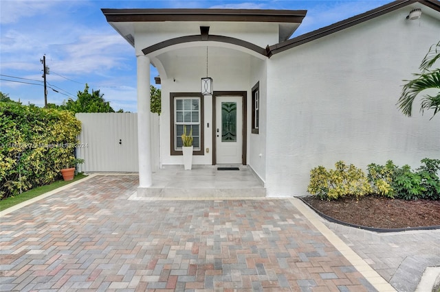 view of property entrance