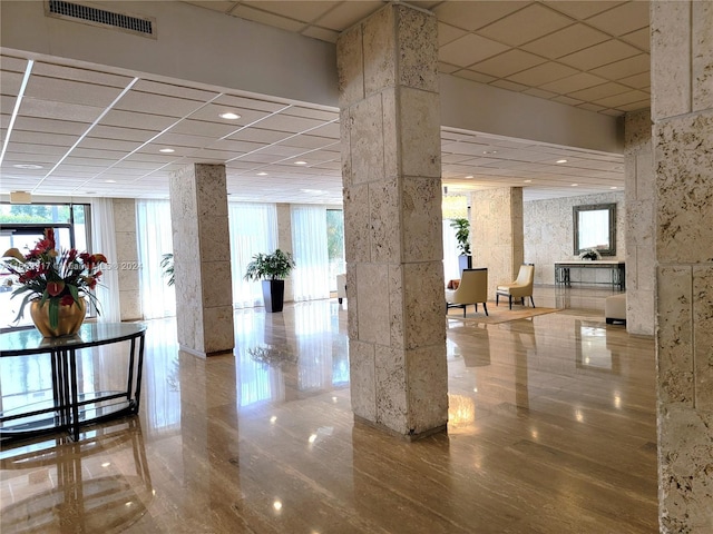 1980 S Ocean Dr Unit 2C, Hallandale Beach, FL 33009 - common area with a paneled ceiling