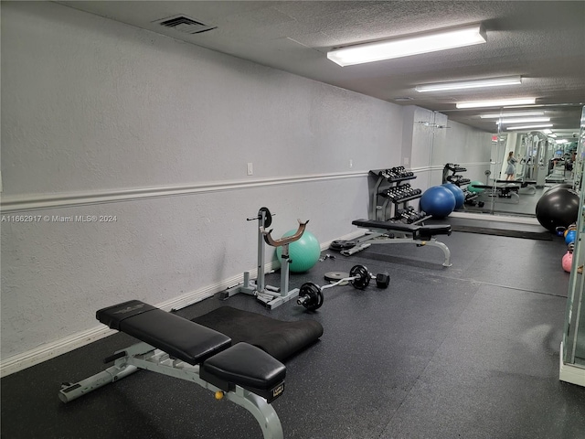 view of workout area