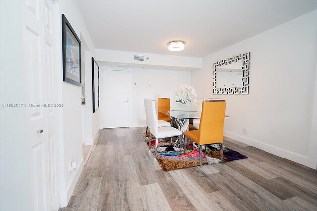 living room featuring hardwood / wood-style flooring