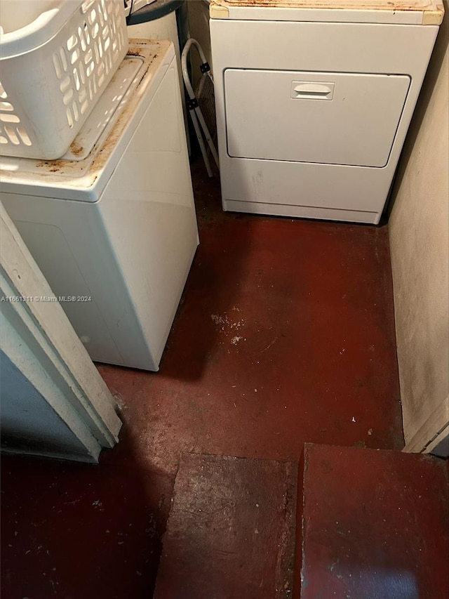 laundry area with washer and dryer