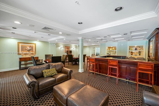 common area featuring visible vents