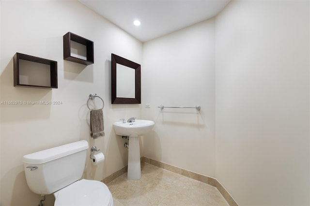 bathroom with toilet