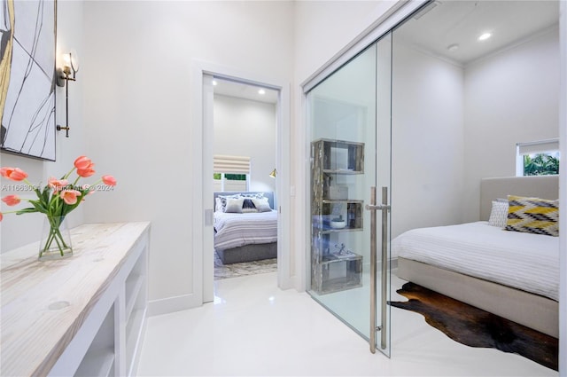 2112 NE 17th Ave, Wilton Manors, FL 33305 - bedroom with a closet, recessed lighting, and multiple windows