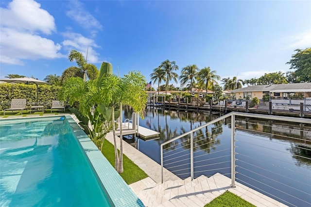 2112 NE 17th Ave, Wilton Manors, FL 33305 - view of dock with a water view