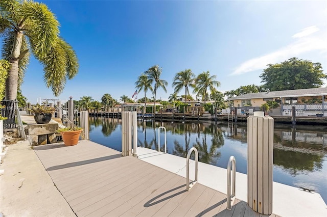 2112 NE 17th Ave, Wilton Manors, FL 33305 - view of dock with a water view