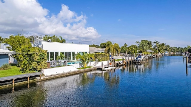 2112 NE 17th Ave, Wilton Manors, FL 33305 - view of dock with a water view