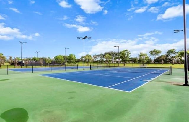 view of sport court