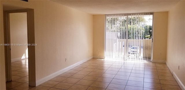 view of tiled empty room