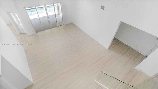 interior space featuring hardwood / wood-style floors