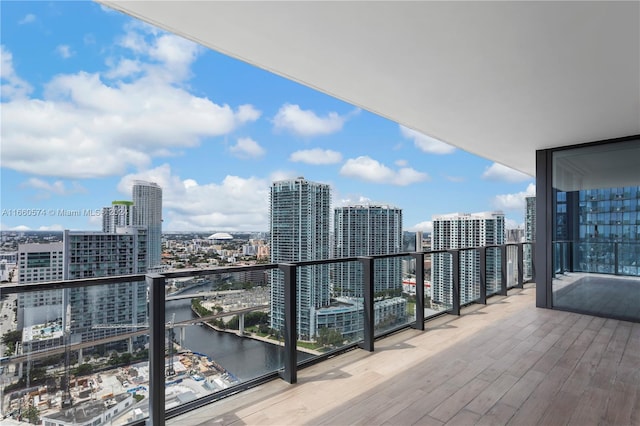 68 SE 6th St Unit 3102, Miami, FL 33131 - balcony with a city view and a water view