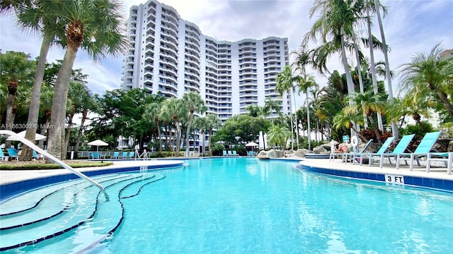 view of swimming pool