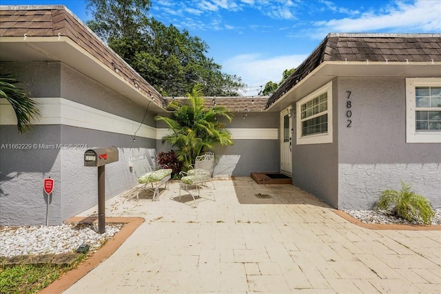 view of home's exterior featuring a patio