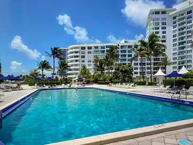 view of pool