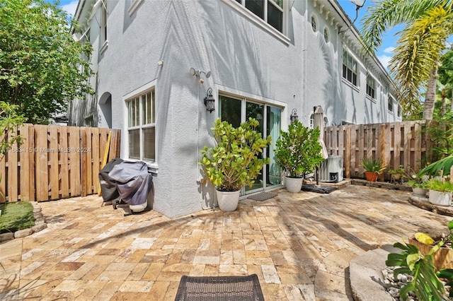 exterior space with grilling area